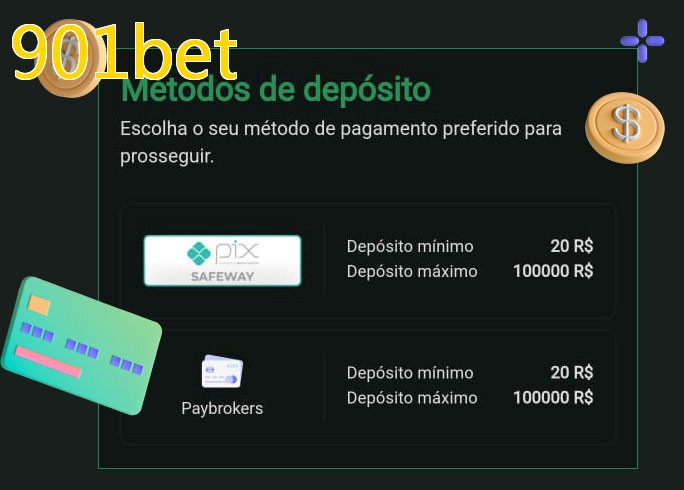 O cassino 901betbet oferece uma grande variedade de métodos de pagamento